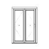French Outswing Casement
Full-view sash